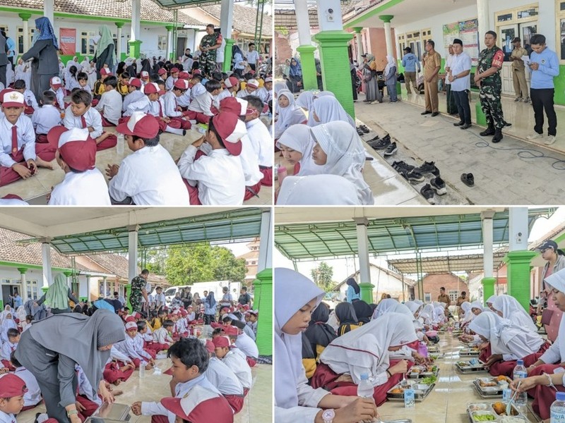 Penyaluran Program Makan Bergizi Gratis (MBG) di SD Negeri 1 Seletreng