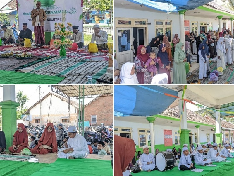 Semarak Maulid Nabi di SD Negeri 1 Seletreng